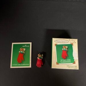 Hallmark Miniature Keepsake Ornament “A Gift for Gardening” - 2002